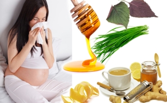 Trị ho cho bà bầu bằng phương pháp dân gian