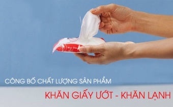 Thận trọng với khăn giấy ướt kém chất lượng