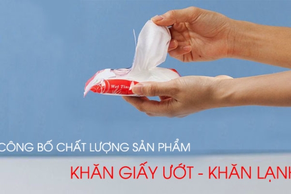 Thận trọng với khăn giấy ướt kém chất lượng